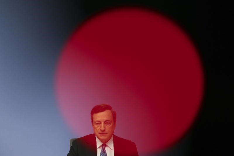 © Reuters. Il presidente della Bce Mario Draghi