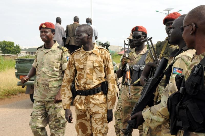© Reuters. Estados Unidos propone a la ONU sanciones y embargo de armas a Sudán del Sur