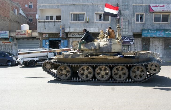 © Reuters. وكالة: التحالف بقيادة السعودية يبدأ هدنة لمدة 48 ساعة في اليمن