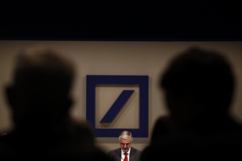 © Reuters. File photo of Paul Achleitner addressing the bank's annual general meeting in Frankfurt