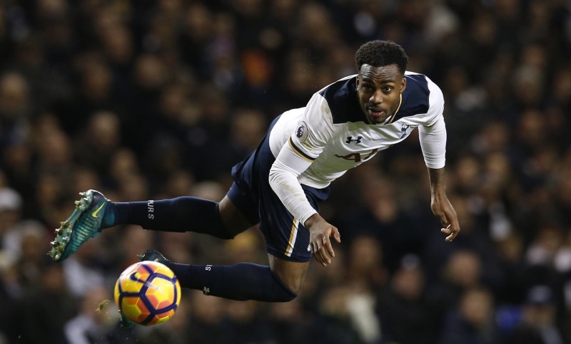 © Reuters. Tottenham's Danny Rose in action