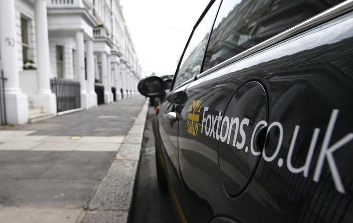© Reuters. A Foxtons car is seen parked in west London