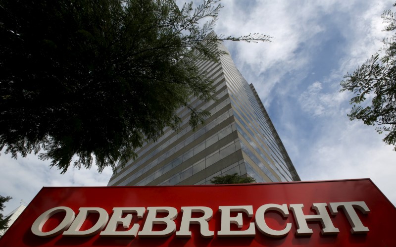 © Reuters. Fachada da sede da Odebrecht SA em São Paulo