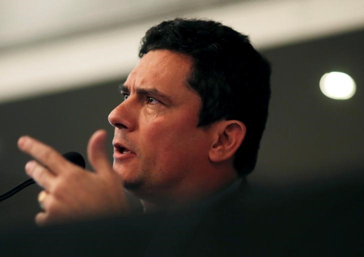 © Reuters. Juiz federal Sérgio Moro durante evento em São Paulo