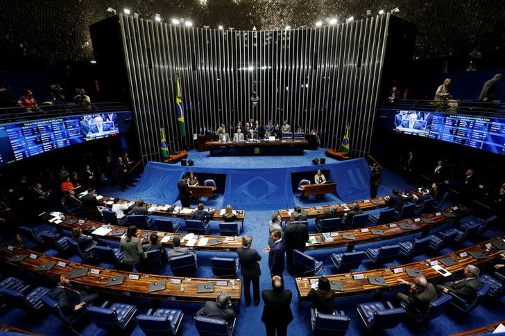 © Reuters. Vista geral do Senado