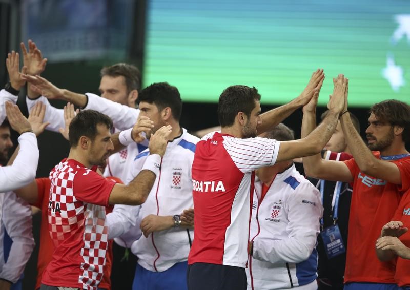 © Reuters. Tennis - Croatia v Argentina - Davis Cup Final