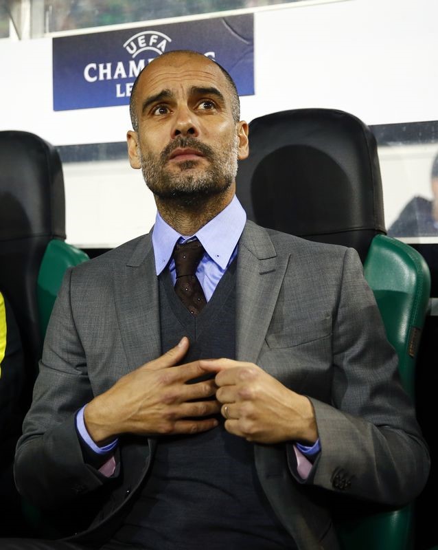 © Reuters. Guardiola está satisfecho con la gestión de la agenda del Manchester City