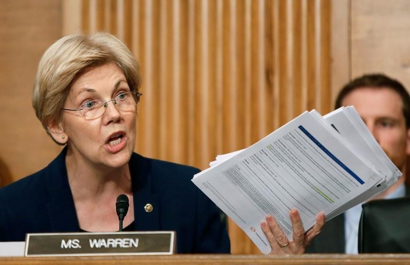 Warren slams Wells Fargo over arbitration position