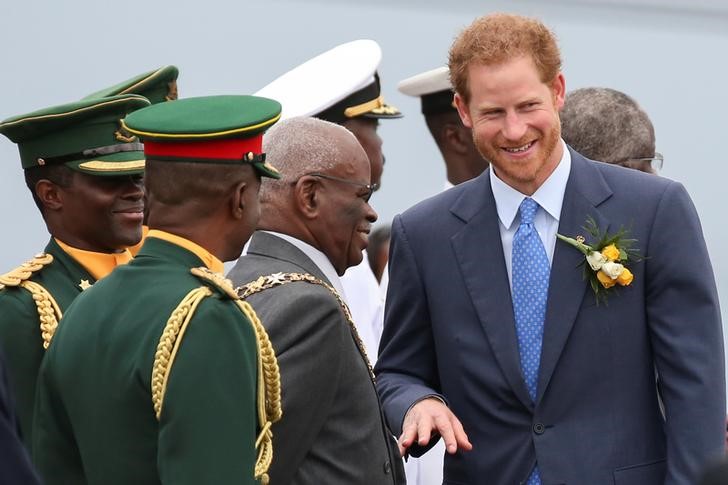 © Reuters. Príncipe Harry em Barbados