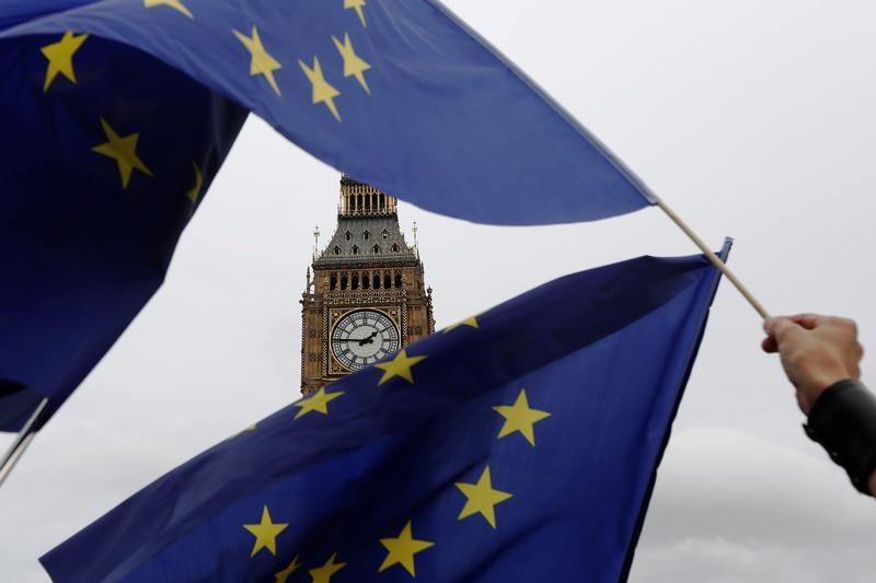 © Reuters. LA FRANCE ET L'IRLANDE FRUSTRÉES PAR LA LENTEUR DU BREXIT