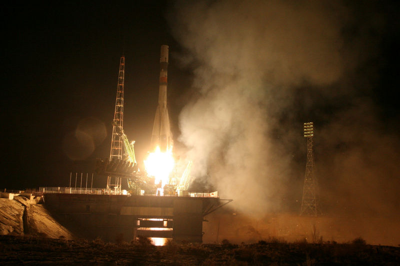 © Reuters. Una nave de carga rusa se destruye tras despegar hacia la estación espacial