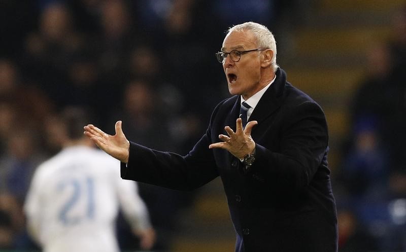 © Reuters. Leicester City manager Claudio Ranieri