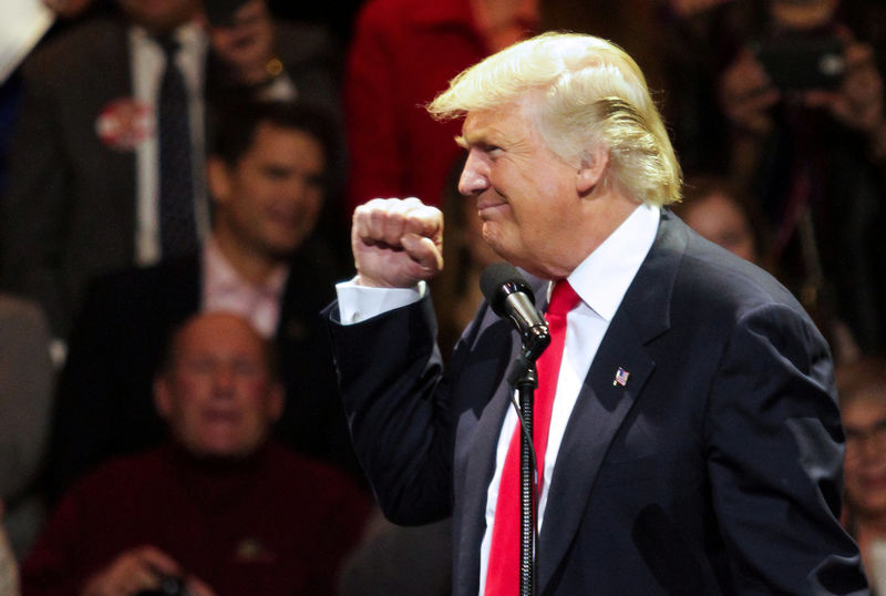 © Reuters. Presidente eleito dos EUA, Donald Trump, durante evento em Cincinnati