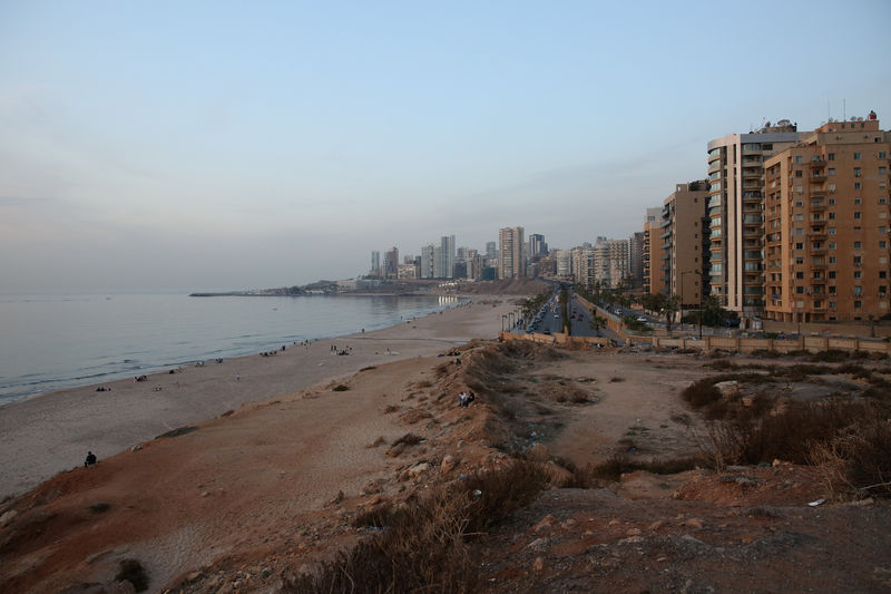 © Reuters. A general view shows Ramlet al Bayda, Beirut's last remaining public beach