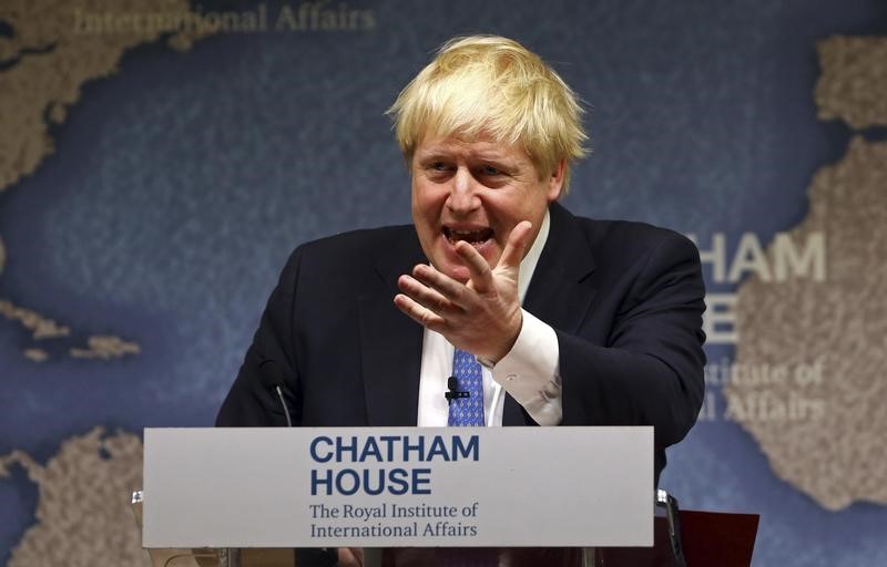 © Reuters. جونسون: بريطانيا ستلعب دورا قياديا في العالم "المتقلب"