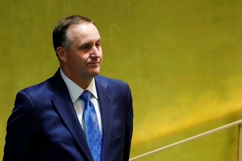 © Reuters. Primeiro-ministro da Nova Zelândia, John Key, durante evento em Nova York