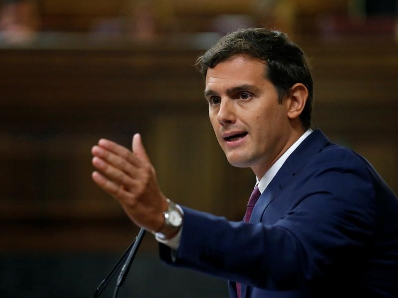 © Reuters. Ciudadanos apoyará el techo de gasto, pero no el alza de impuestos especiales