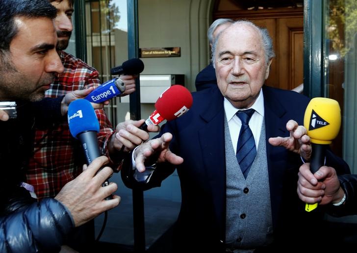 © Reuters. El TAS mantiene la sanción al expresidente de la FIFA Blatter