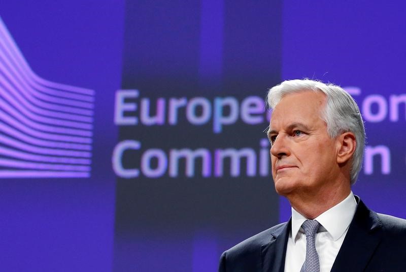 © Reuters. El negociador de la UE dice que debe haber acuerdo sobre el Brexit en 18 meses
