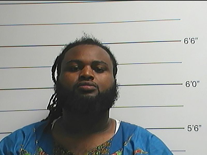 © Reuters. Cardell Hayes is seen in a booking photo released by the New Orleans Police Department