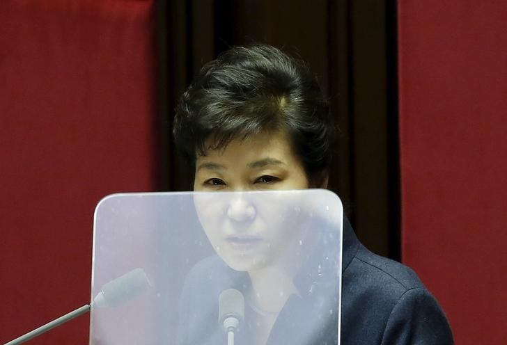 © Reuters. Presidente da Coreia do Sul, Park Geun-hye