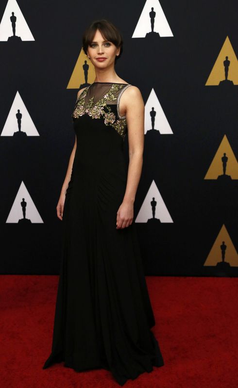 © Reuters. Felicity Jones durante premiação em Los Angeles