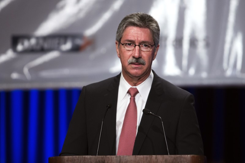 © Reuters. Mario Longhi speaks during the Steel Success Strategies conference in New York