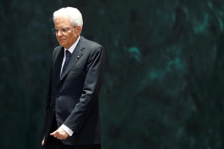 © Reuters. Presidente italiano Sergio Mattarella na Cidade do México