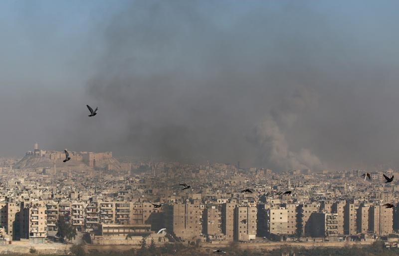 © Reuters. الجمعية العامة للأمم المتحدة تطالب بهدنة فورية في سوريا وإنهاء حصار حلب