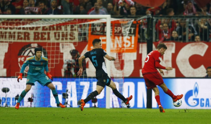 © Reuters. Bayern Munich v Arsenal - UEFA Champions League Group Stage - Group F