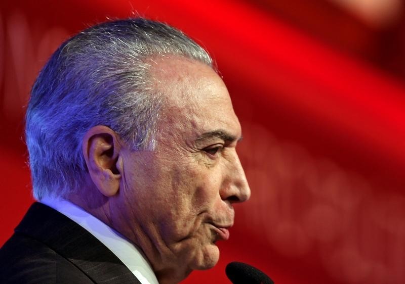 © Reuters. Temer em evento em São Paulo