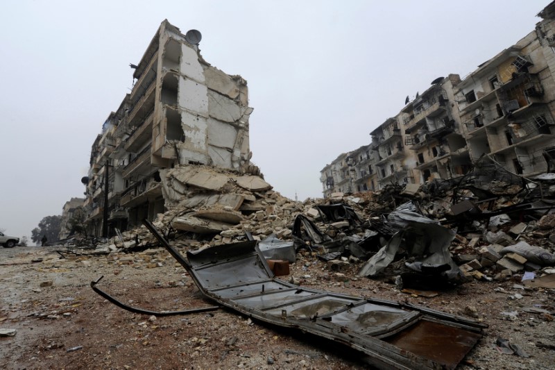© Reuters. مراسل لرويترز: لا صوت لقصف في حلب خلال الساعة الماضية