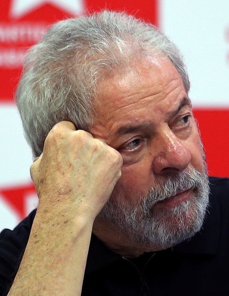 © Reuters. Ex-presidente Lula durante encontro do PT em São Paulo