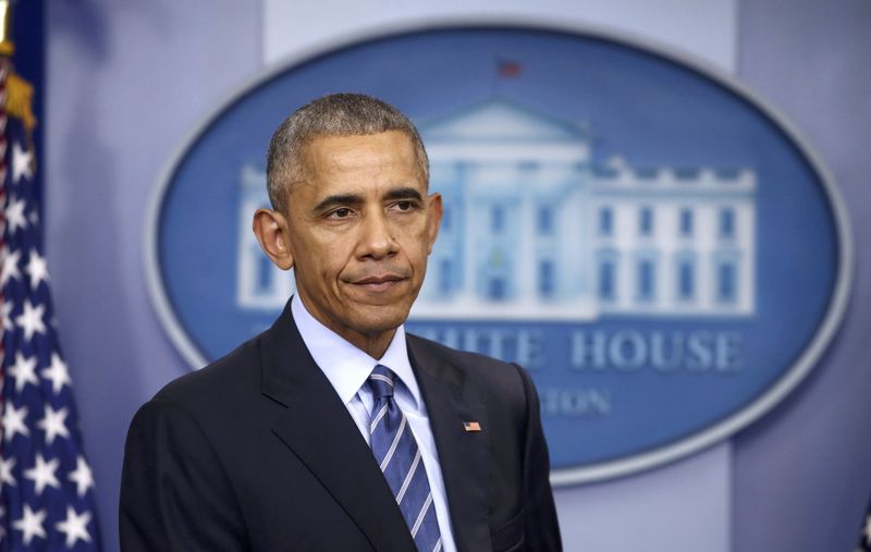 © Reuters. U.S. President Barack Obama participates in his last news conference of the year at the White House in Washington