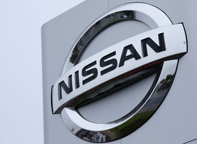 © Reuters. File photo of a Nissan logo pictured at a car dealership in Sunderland