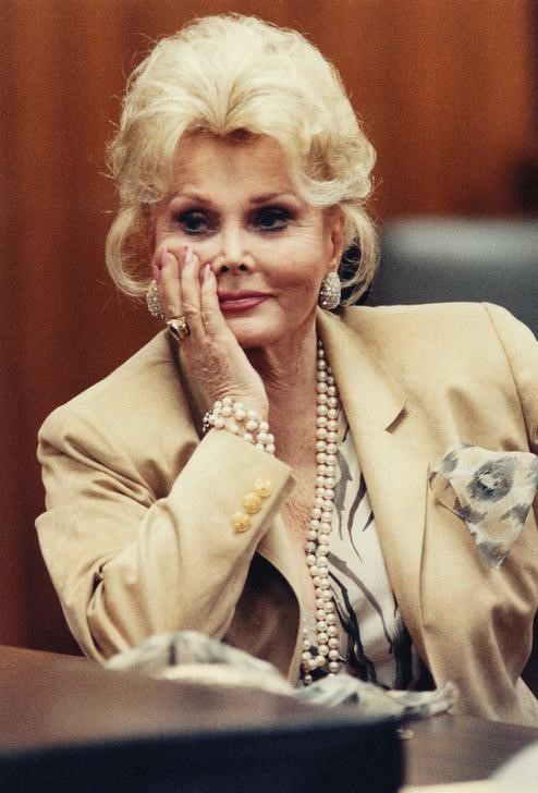 © Reuters. Zsa Zsa Gabor durante evento na Califórnia