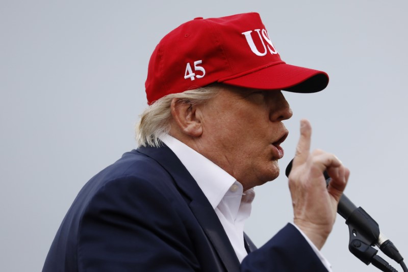 © Reuters. Presidente eleito dos EUA, Donald Trump, durante evento no Alabama