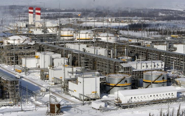 © Reuters. Вид на Ванкорское месторождение Роснефти