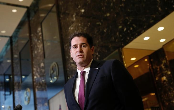 © Reuters. Embaixador de Israel nos Estados Unidos, Ron Dermer, durante encontro em Nova York