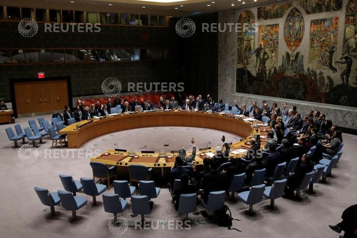 © Reuters. 4 دول أعضاء بمجلس الأمن تنذر مصر بشأن مشروع قرار الاستيطان الإسرائيلي