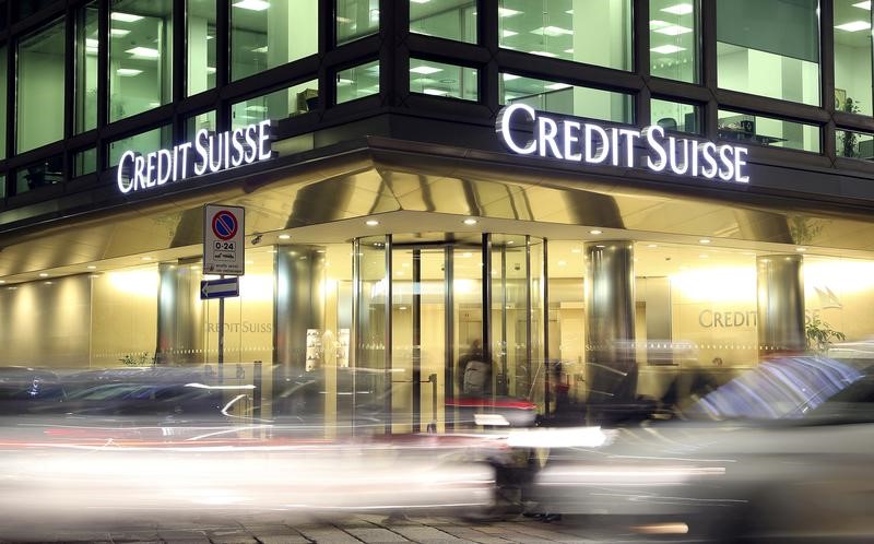 © Reuters. Credit Suisse alcanza acuerdo de $5.300 millones en caso de hipotecas en EEUU