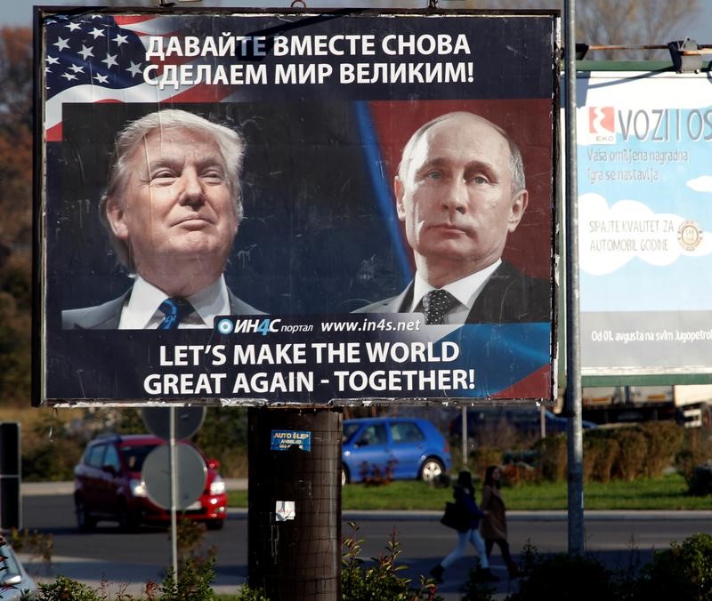© Reuters. فريق ترامب: بوتين بعث رسالة لترامب يدعو فيها "لمستوى جديد" من العلاقات