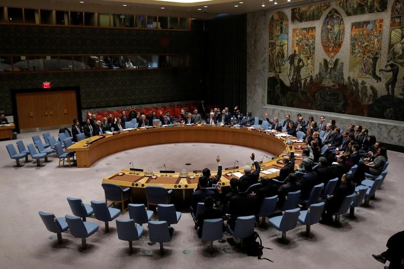 © Reuters. مجلس الأمن الدولي يصوت على الاستيطان الإسرائيلي الساعة 1900 جرينتش