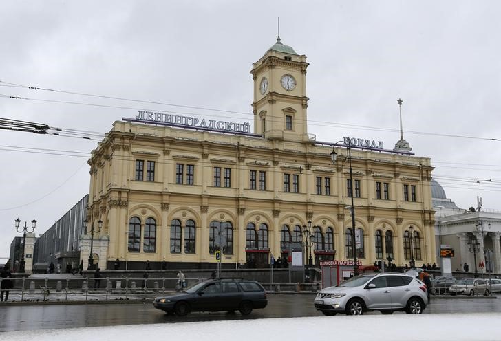 © Reuters. Estação ferroviária Leningradsky, em Moscou