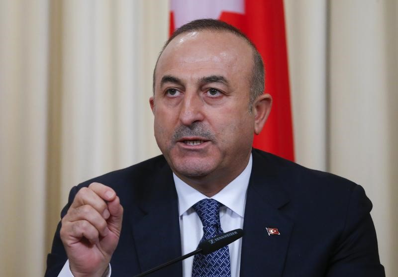 © Reuters. Ministro das Relações Exteriores turco, Mevlut Cavusoglu