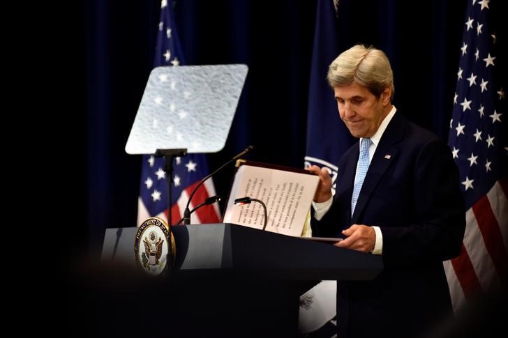 © Reuters. Secretário de Estado dos EUA, John Kerry