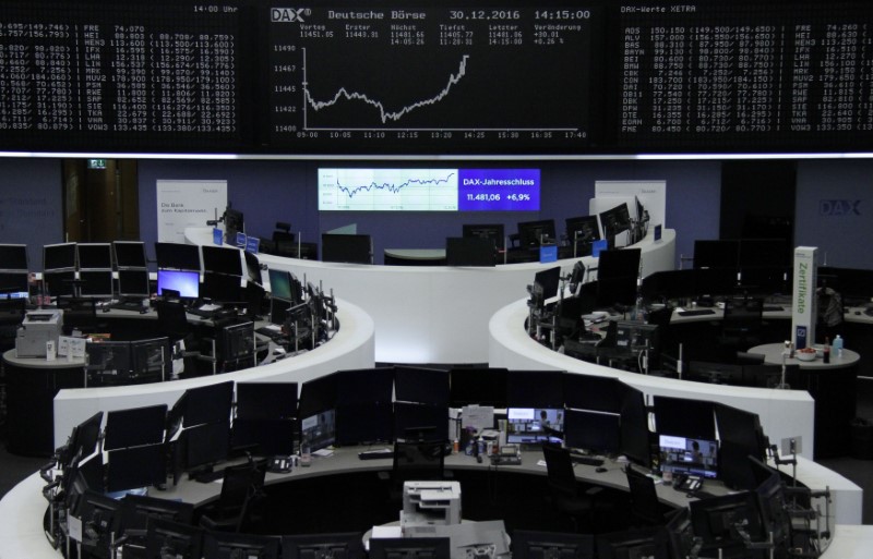© Reuters. الأسهم الأوروبية تغلق على انخفاض طفيف متأثرة بهبوط حاد لسهم نيكست