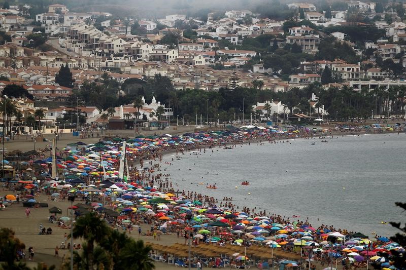 © Reuters. Los turistas extranjeros gastaron en España casi 4.200 millones en noviembre