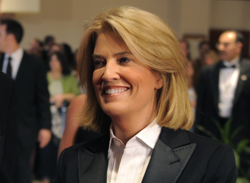 © Reuters. Greta Van Susteren arrives for White House Correspondent's Dinner in Washington