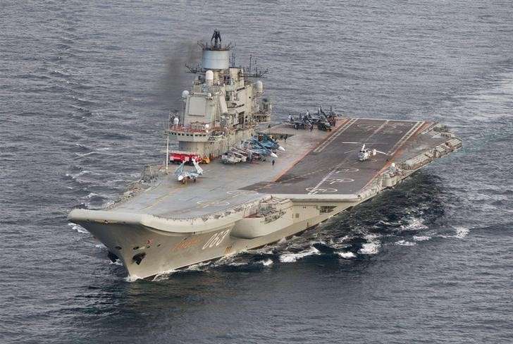 © Reuters. Porta-voz russo Almirante Kuznetsov